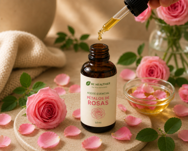 Aceite Esencial de Pétalos de Rosas